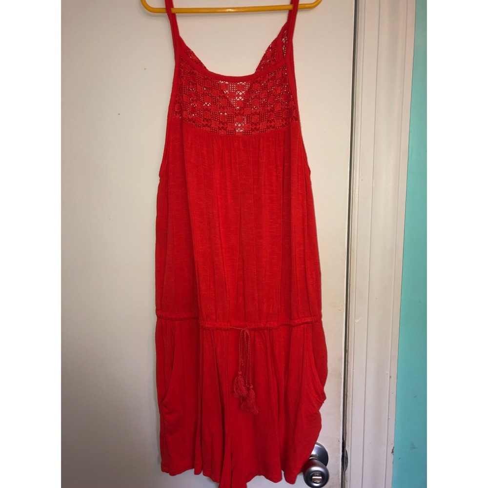 Orange Romper